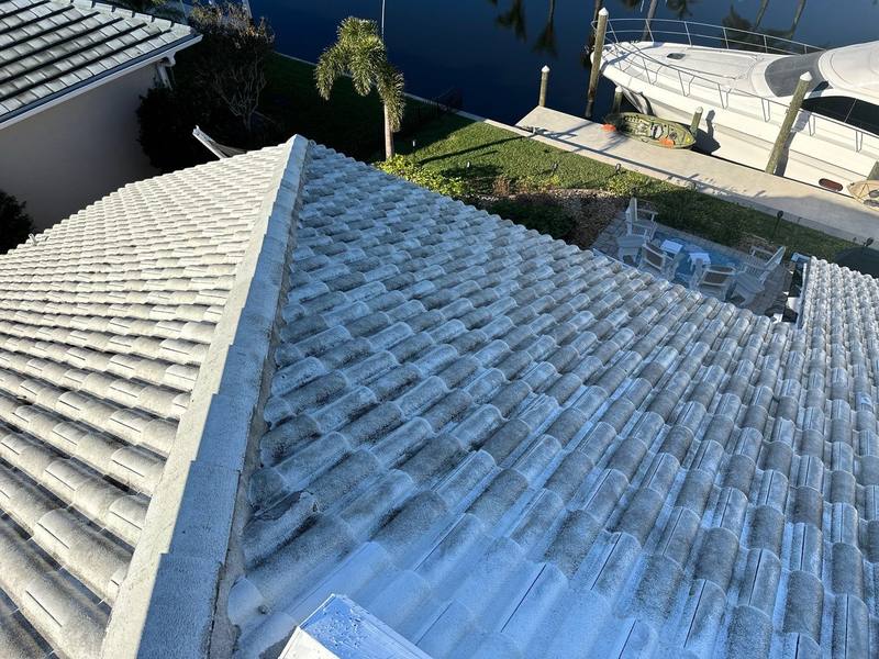 residential roof replacement by Hloska Roofing in Punta Gorda