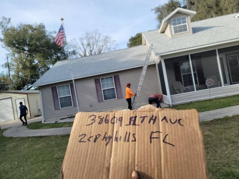 completed roofing project in Zephyrhills FL