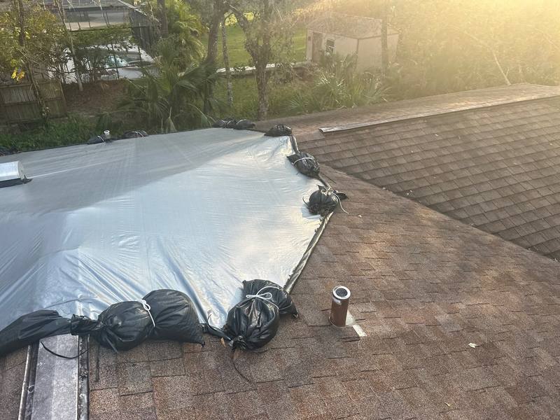 completed roofing project in Sarasota FL