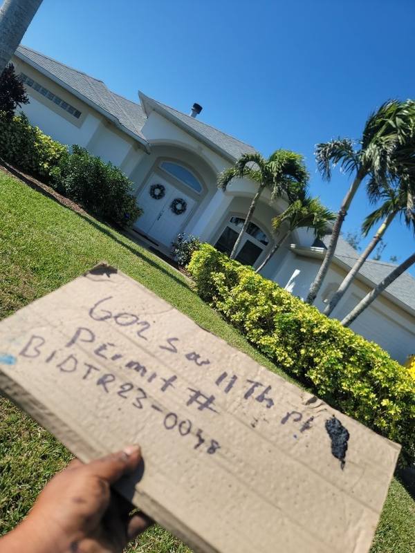 completed roofing project in Cape Coral FL