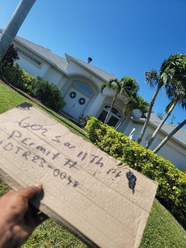 completed roofing project in Cape Coral FL