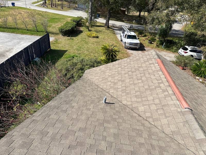 completed roofing project in Land O' Lakes FL