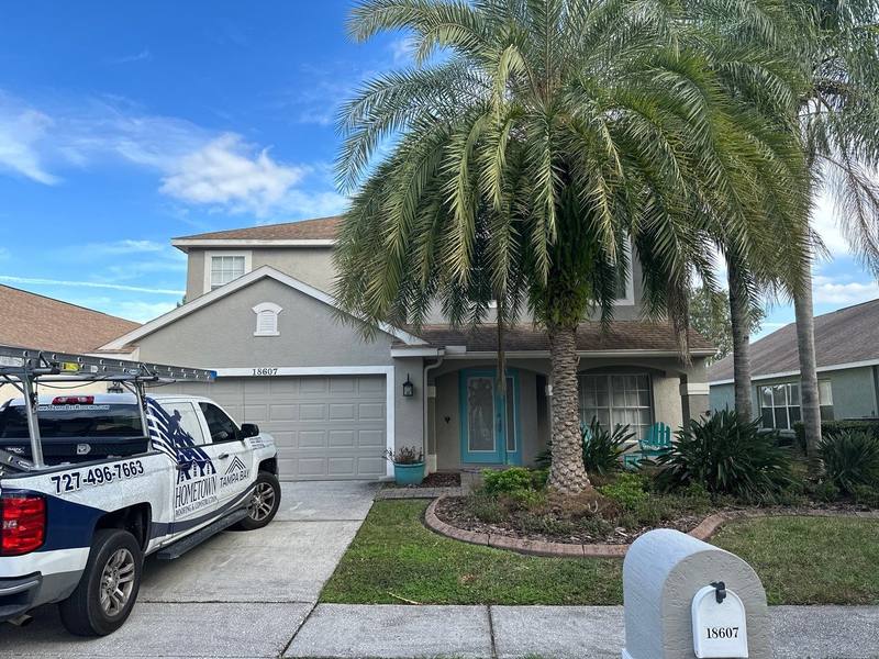 residential roof replacement by Hloska Roofing in Lutz