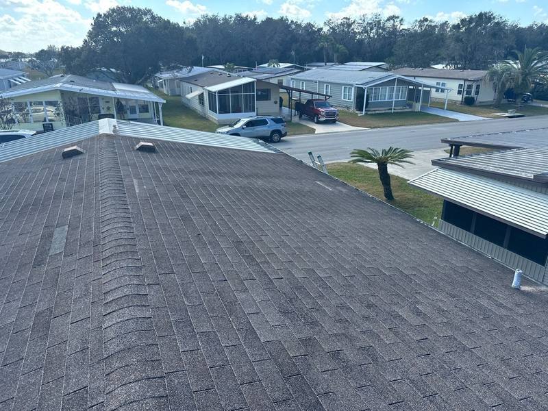 completed roofing project in Zephyrhills FL