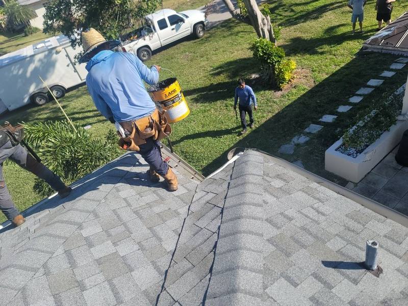 roofing project near SE 18th Ave in Cape Coral