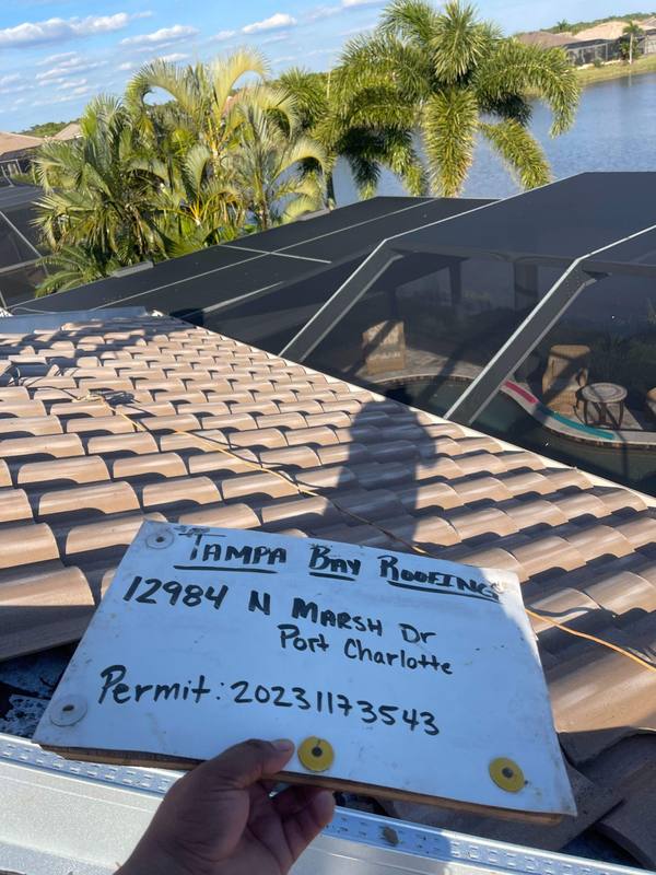 roofing project near N Marsh Dr in Port Charlotte