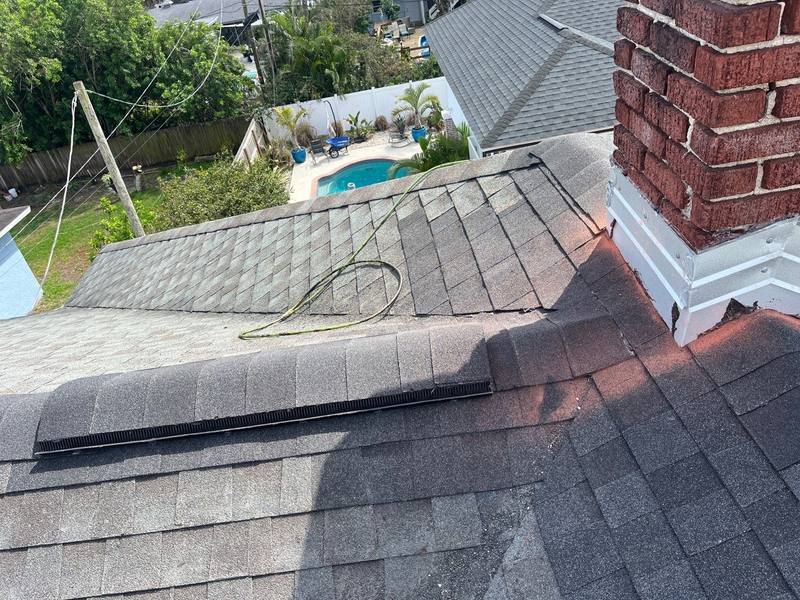 residential roof replacement by Hloska Roofing in St. Petersburg