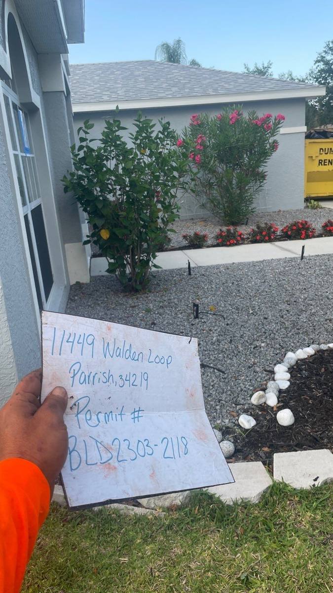 roof replacement in Parrish, Florida