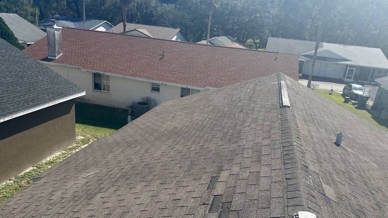 residential roof replacement by Hloska Roofing in Zephyrhills