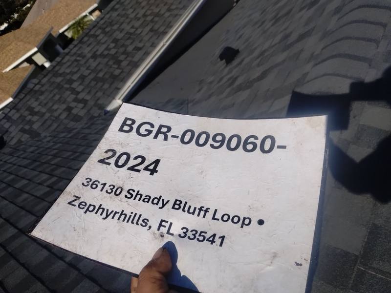 completed roofing project in Zephyrhills FL