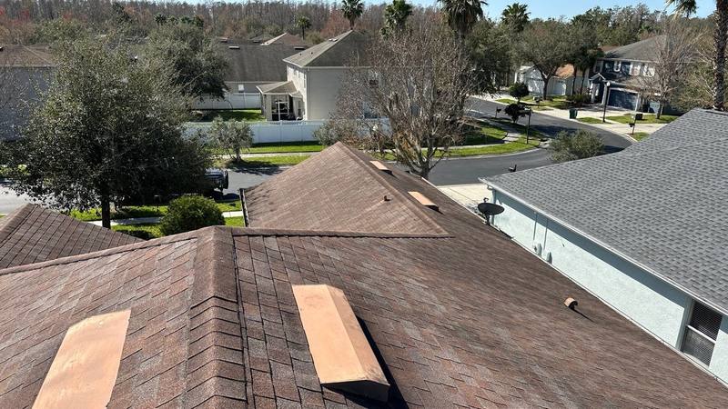 completed roofing project in Wesley Chapel FL