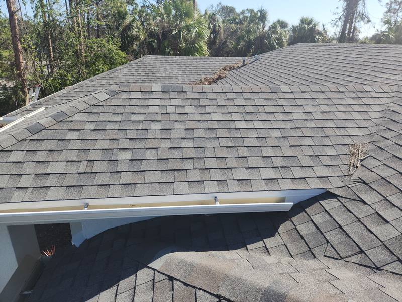 completed roofing project in North Port FL