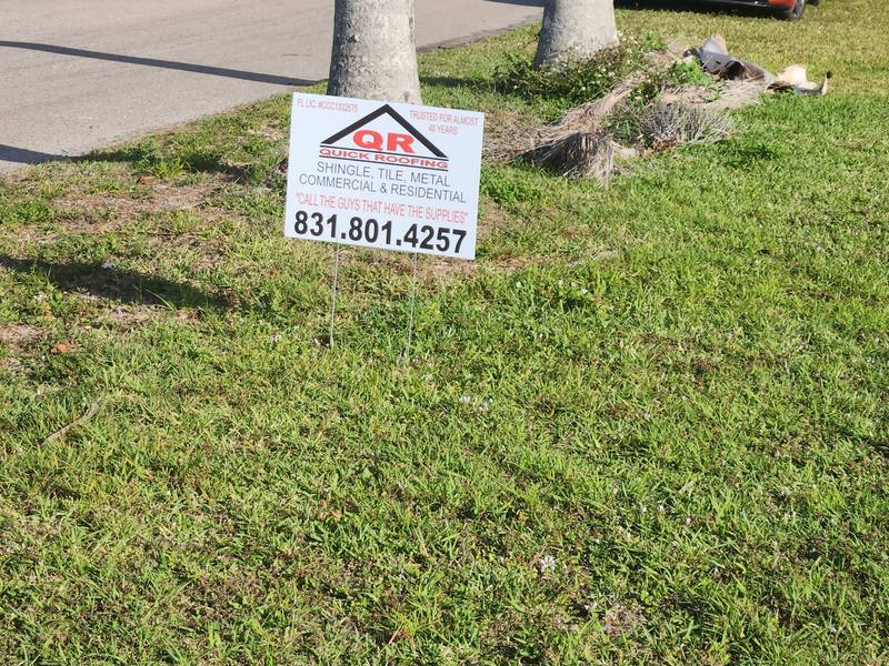 completed roofing project in Cape Coral FL