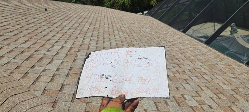 roofing project near 62nd Terrace in Vero Beach