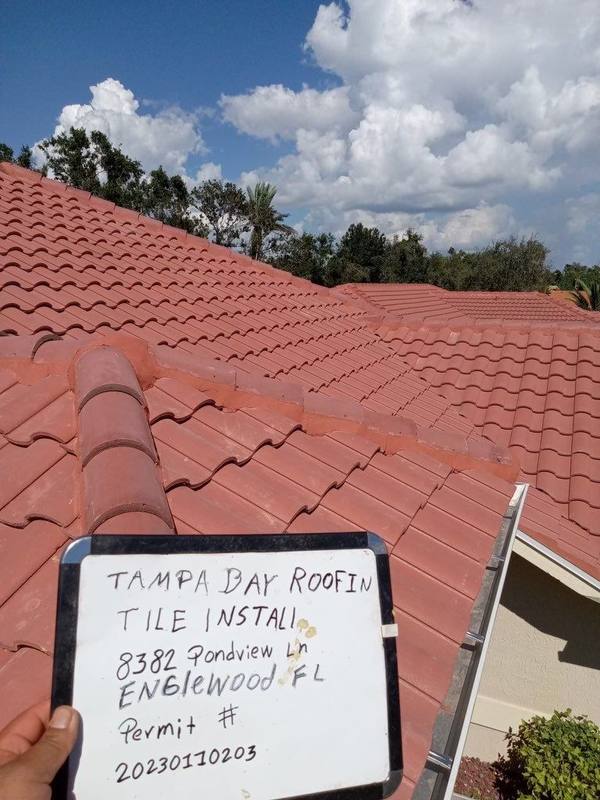 completed roofing project in Englewood FL