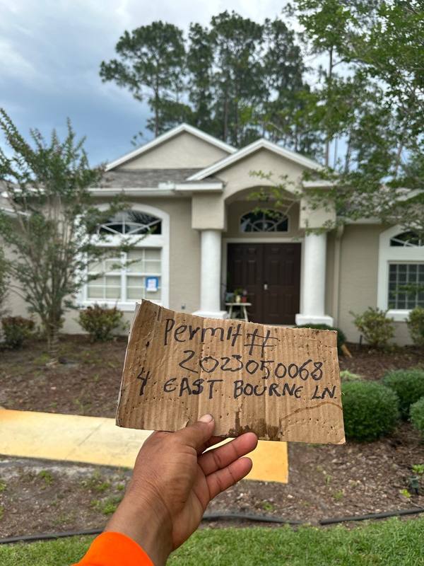 roofing project near E Bourne Ln in Palm Coast