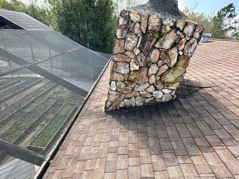 completed roofing project in Lutz FL