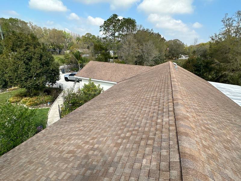 residential roof replacement by Hloska Roofing in Lutz