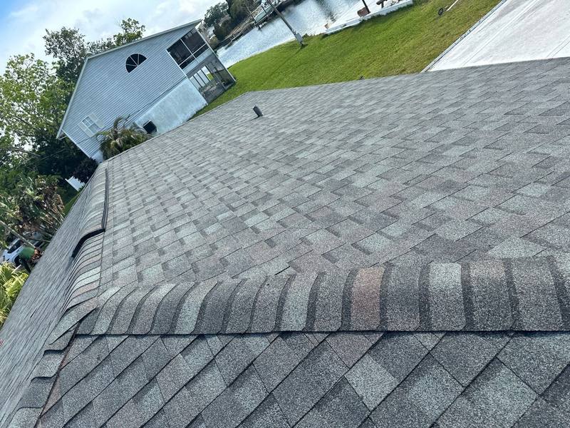 residential roof replacement by Hloska Roofing in Hudson