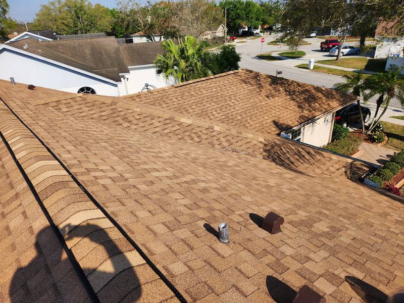 residential roof replacement by Hloska Roofing in Brandon