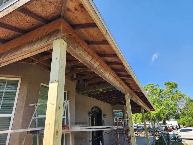 completed roofing project in Sarasota FL