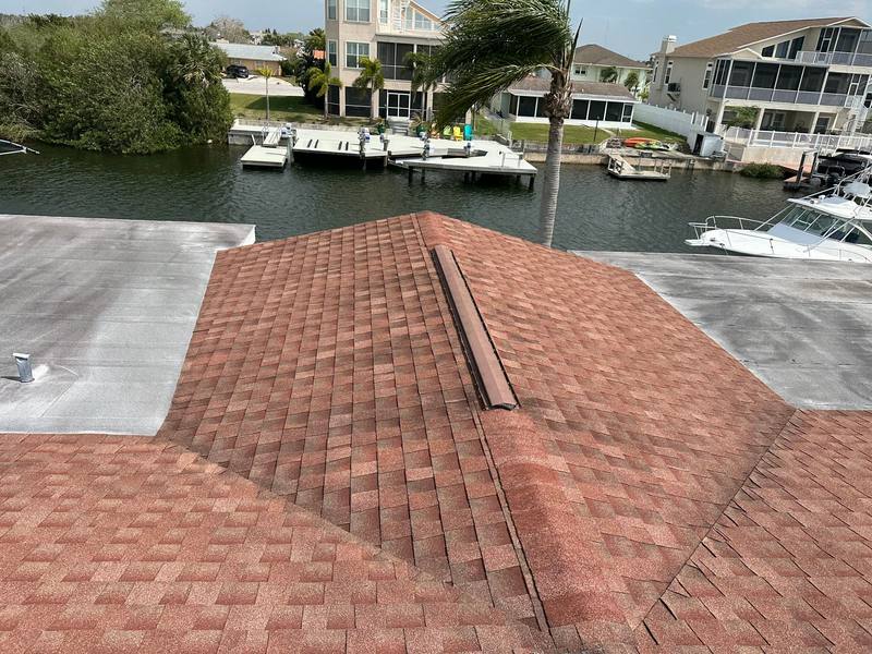 residential roof replacement by Hloska Roofing in Hudson