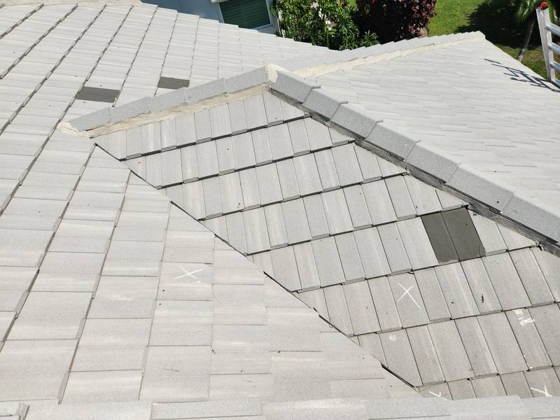 roofing project near Foxhound Dr in Naples