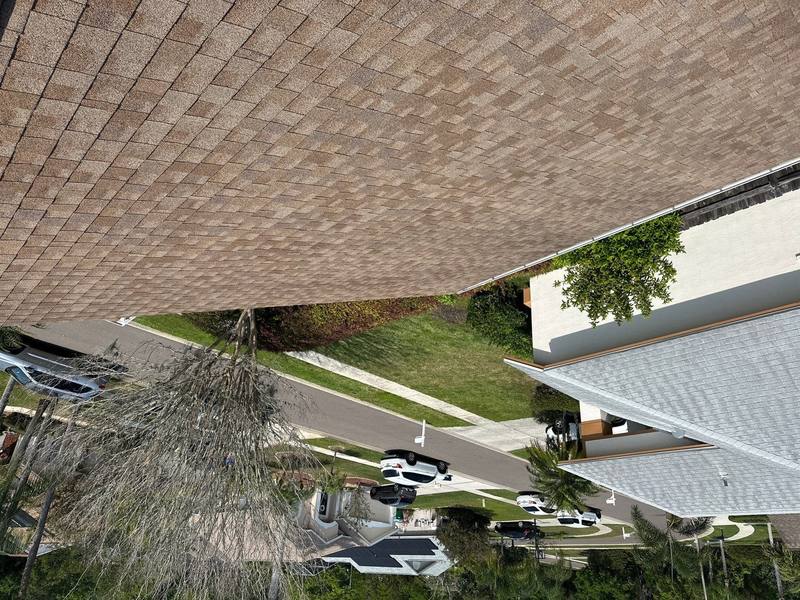 completed roofing project in Tarpon Springs FL