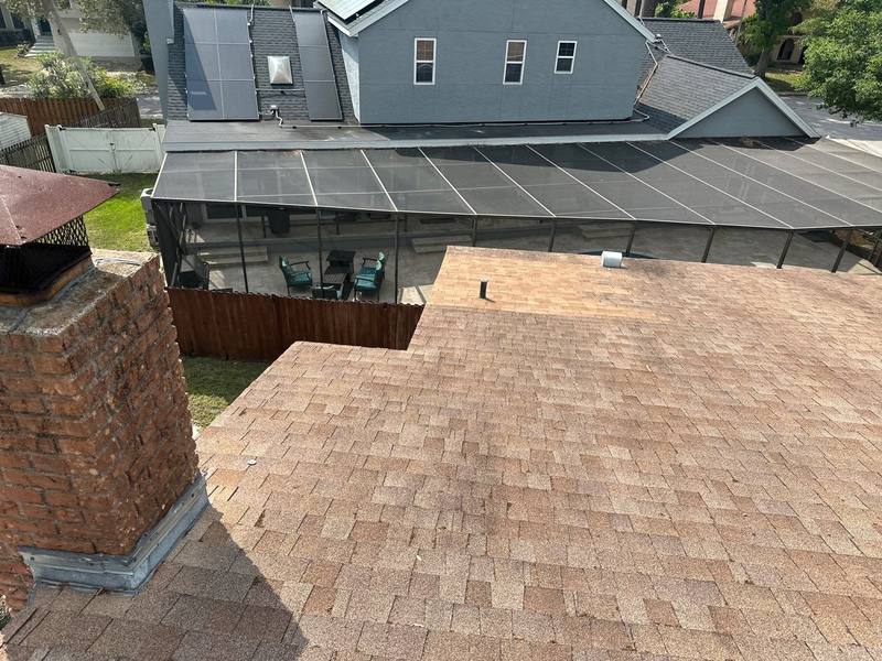 residential roof replacement by Hloska Roofing in Seminole