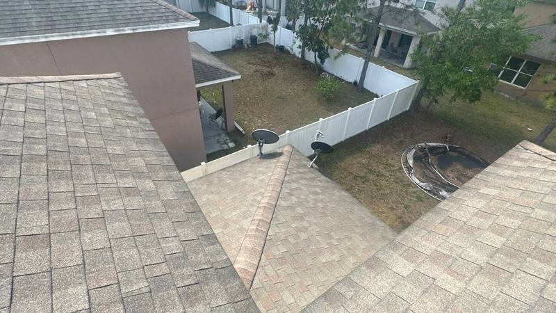 residential roof replacement by Hloska Roofing in Brooksville
