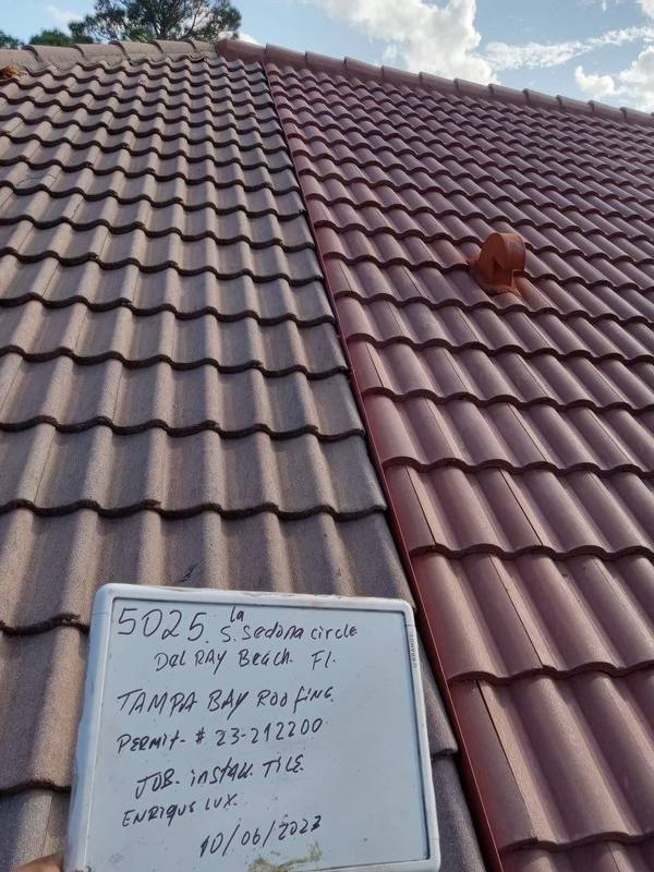 roofing project near S La Sedona Cir in Delray Beach