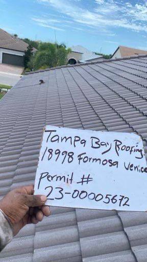 roofing project near Formosa St in Venice