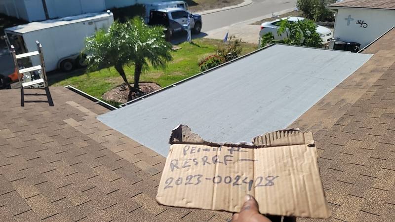 roofing project near Chaffey Dr in Port Richey