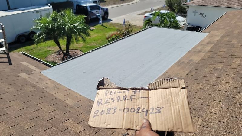residential roof replacement by Hloska Roofing in Port Richey