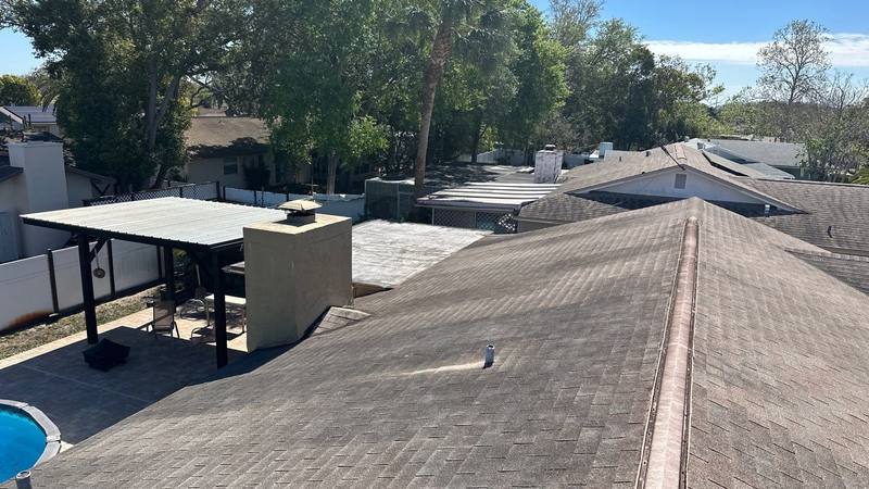 completed roofing project in Port Richey FL