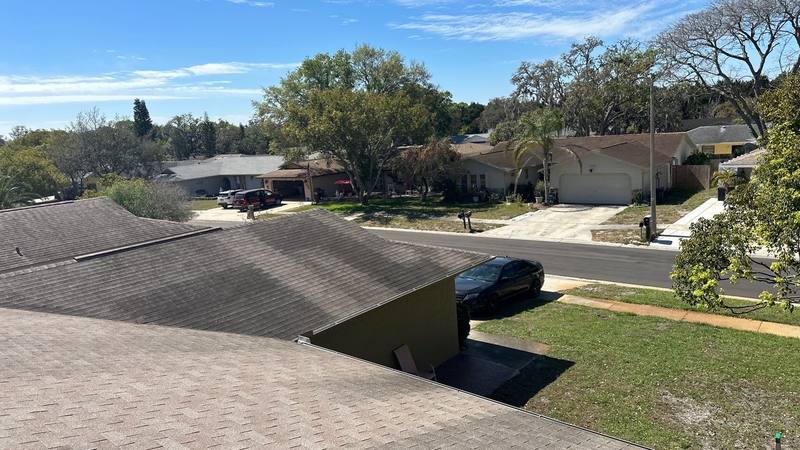 residential roof replacement by Hloska Roofing in Port Richey