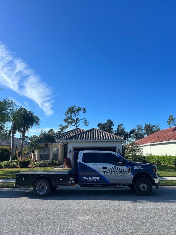 roofing project near Whispering Oaks Dr in North Port