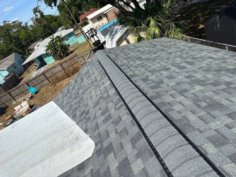 residential roof replacement by Hloska Roofing in St. Petersburg
