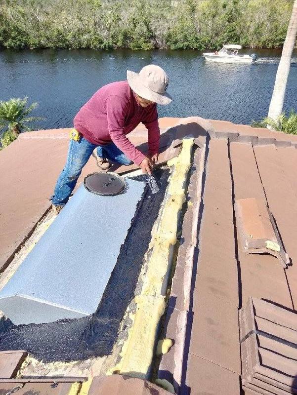 residential roof replacement by Hloska Roofing in Cape Coral