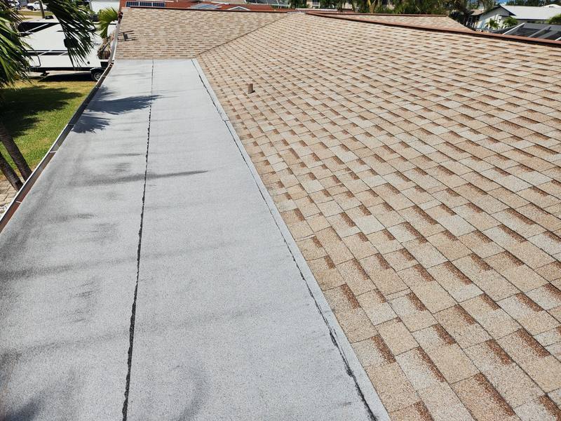 residential roof replacement by Hloska Roofing in Cape Coral