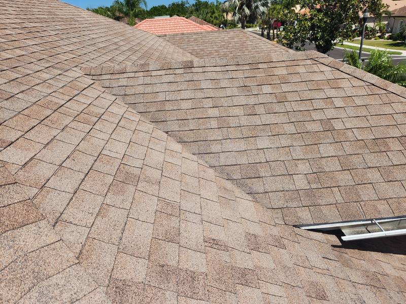 completed roofing project in Venice FL