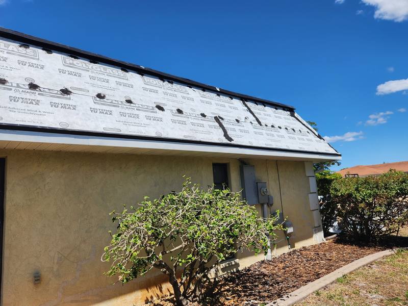 residential roof replacement by Hloska Roofing in Englewood