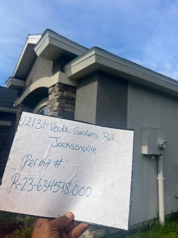 completed roofing project in Jacksonville FL