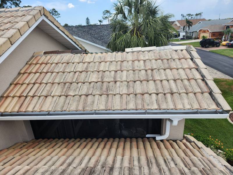 completed roofing project in North Fort Myers FL