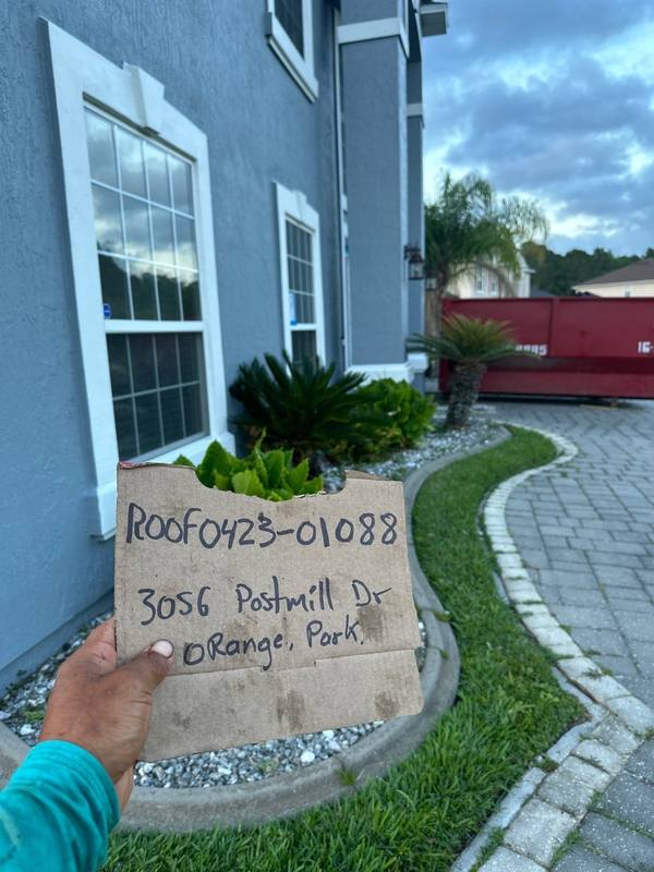 roofing project near Postmill Dr in Orange Park
