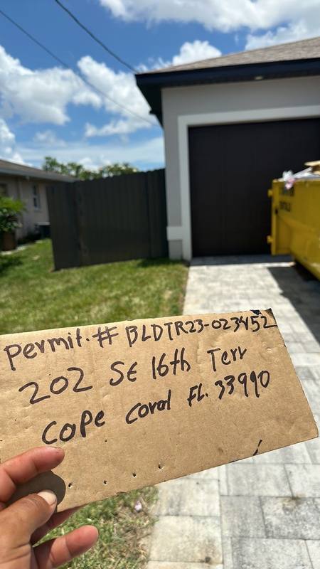 completed roofing project in Cape Coral FL