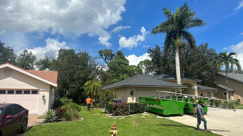 residential roof replacement by Hloska Roofing in Fort Myers
