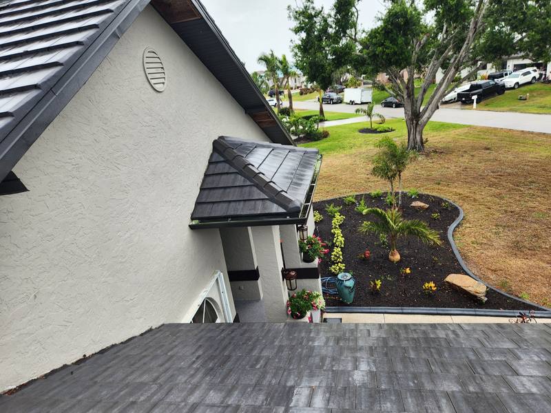 completed roofing project in Placida FL