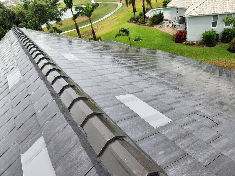 roofing project near Coral Creek Dr in Placida