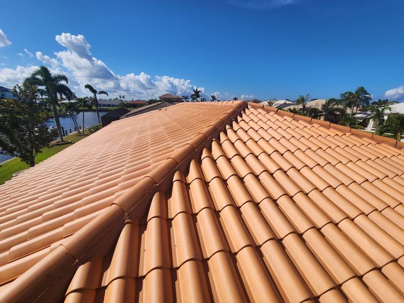 completed roofing project in Punta Gorda FL